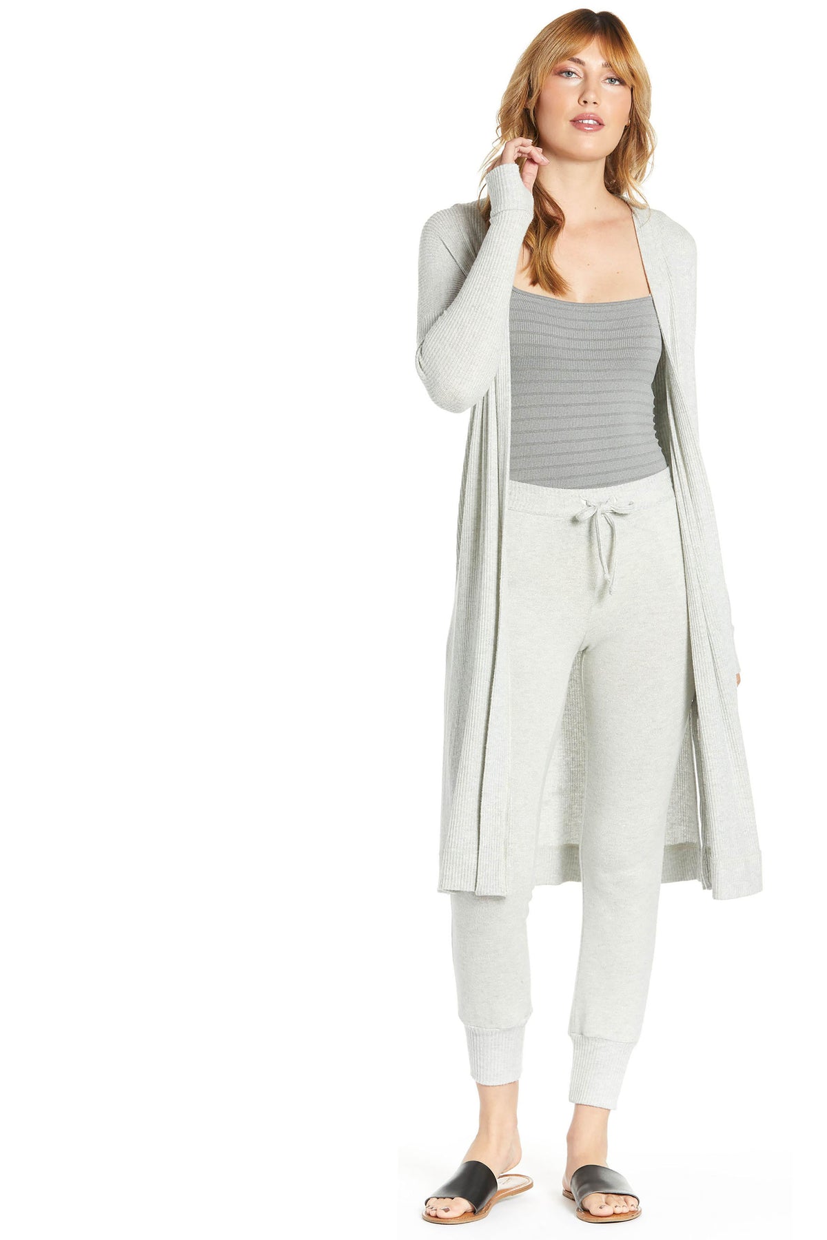 Ribbed duster on sale