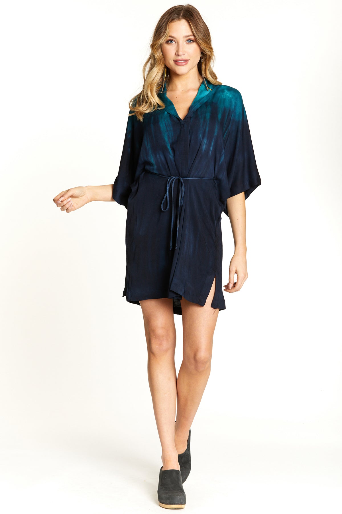 Eco-Friendly Ecovero Viscose Echo Tunic Dress in Rio | River + Sky