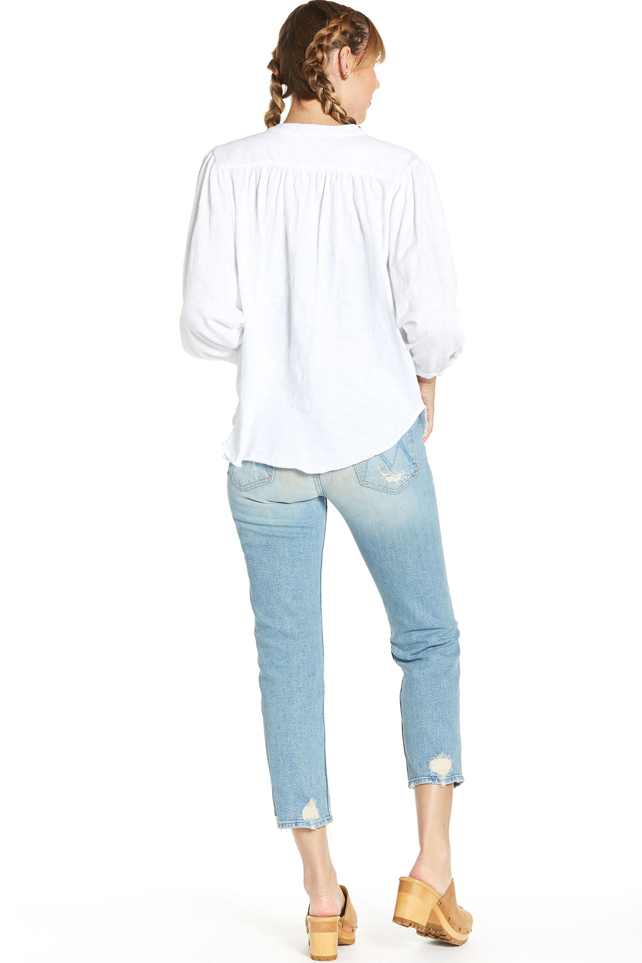 Organic Cotton Slub Ojai Blouse